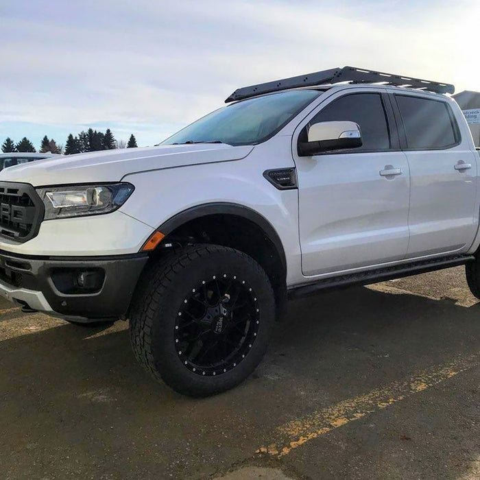 Prinsu Roof Rack for 2019-2024 Ford Ranger Raptor Crew Cab- Black Powd ...