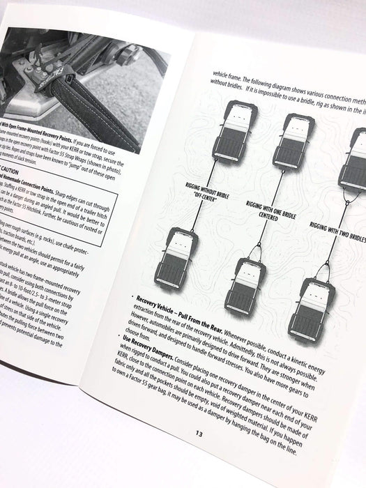 Factor 55 10001 Kinetic Energy Recovery & Towing Manual - Sold Individually - Recon Recovery