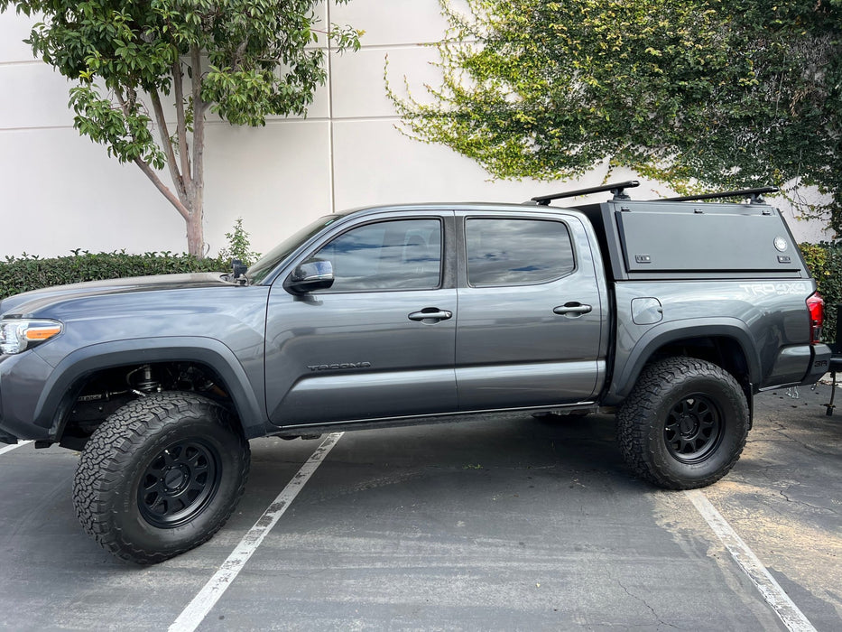 OVS Expedition Aluminum Truck Cap with Wing Doors For 2016-2024 Toyota Tacoma 5ft Bed - Recon Recovery