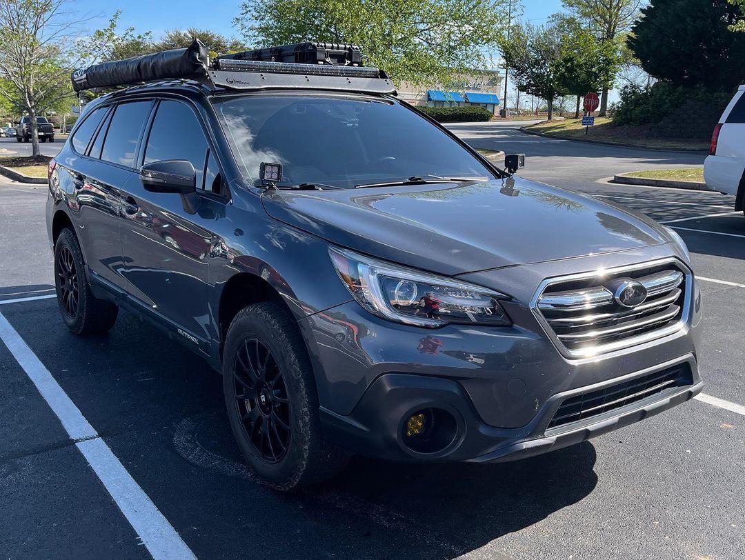 Prinsu Rack Rails Prinsu Roof Rack for 2015-2019 Subaru Outback- Black Powder Coat ...