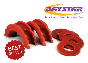 Daystar KU70057RE D-Ring Isolator and Washers Red - Recon Recovery