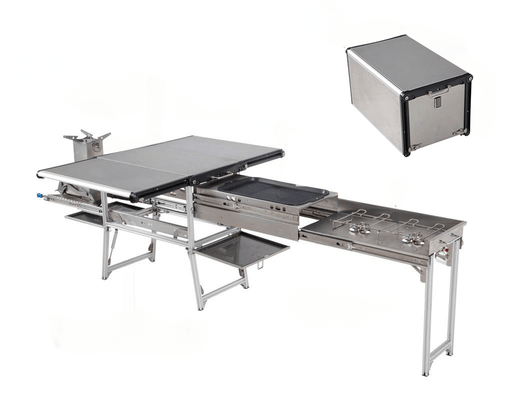 Overland Vehicle Systems Komodo Foldable Stainless Steel Camp Kitchen - Recon Recovery - Recon Recovery