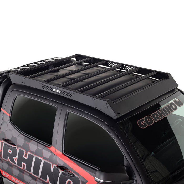 Go Rhino 5933000T Ceros Low Profile Roof Rack 2016-2024 Toyota Tacoma Crew Cab (No Drill) - Recon Recovery