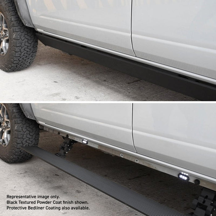 Go Rhino E1 Electric Drop Down Running Board Kit for 2015-2024 Ford F150, Raptor, F250, F350 - Recon Recovery