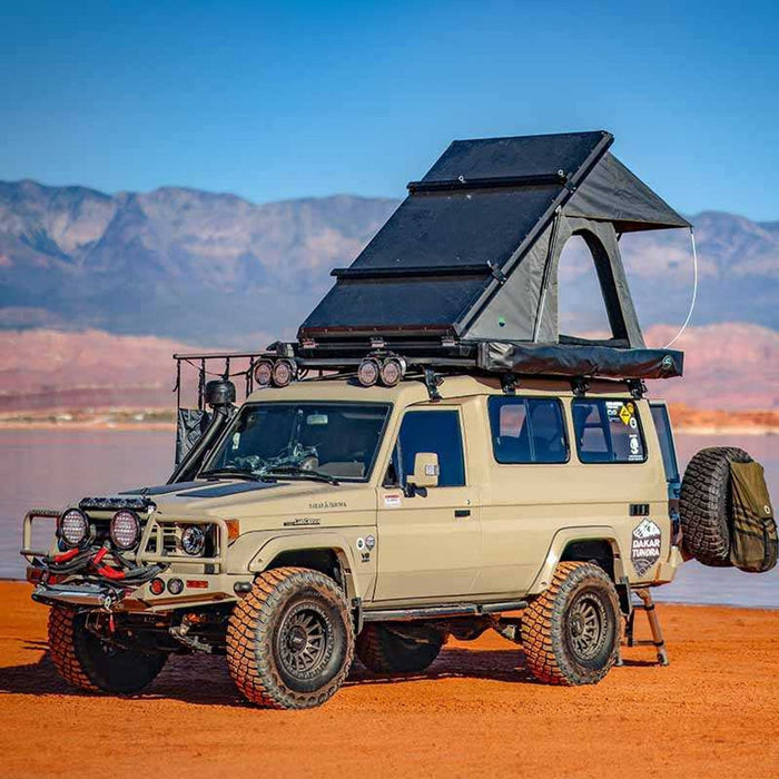 Overland Vehicle Systems Mamba 3 Hard Shell Aluminum Roof Top Tent + Cross Bars - Recon Recovery - Recon Recovery
