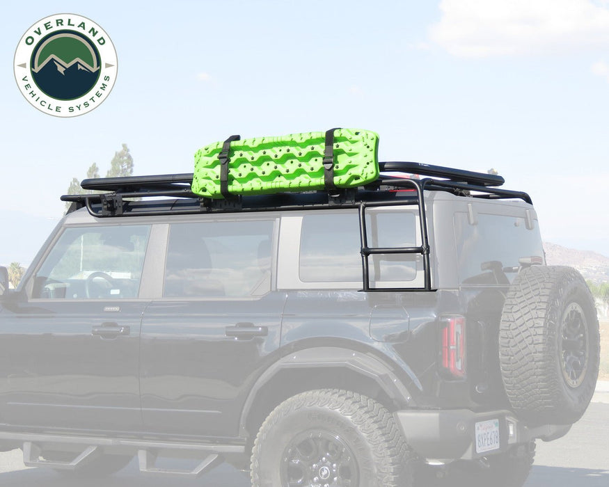 Overland Vehicle Systems Roof Rack with Light Mount & Ladder for 2021-2024 Ford Bronco - Recon Recovery