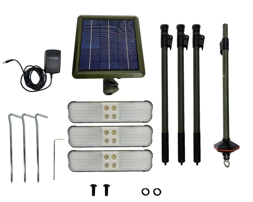 Overland Vehicle Systems Free Standing Solar LED Camp Lamp with Case - Recon Recovery - Recon Recovery