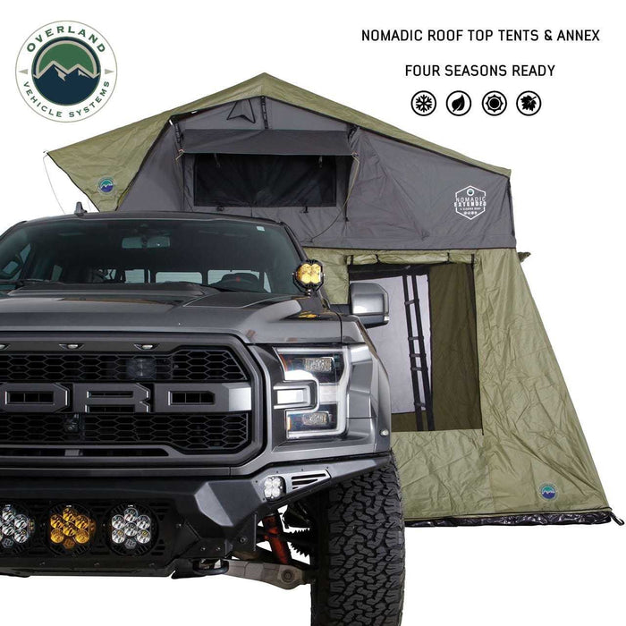Overland Vehicle Systems Nomadic 4 Extended Annex Room with Floor - Recon Recovery - Recon Recovery