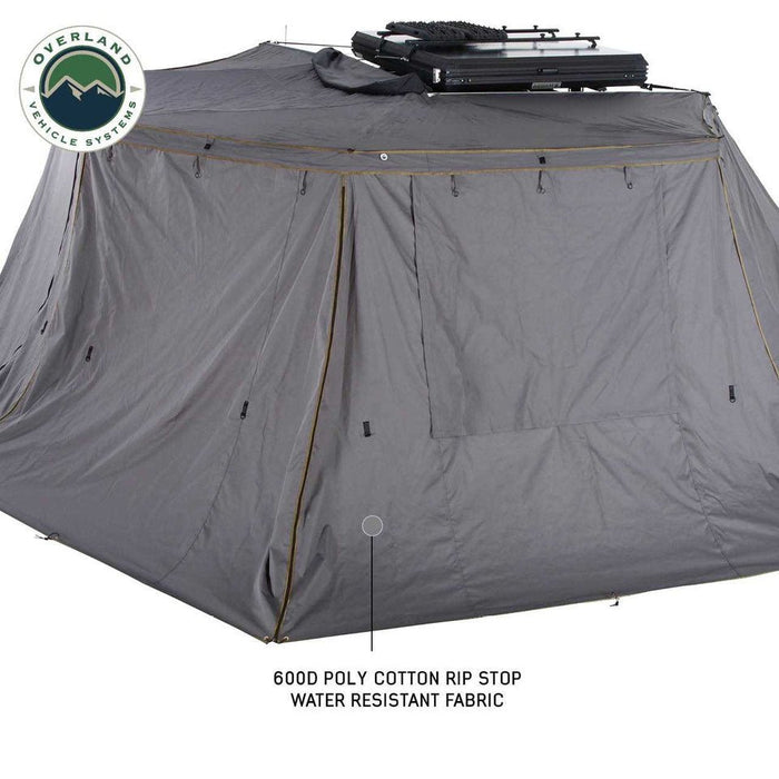 Overland Vehicle Systems Nomadic 270 Awning Wall for Driver Side - Complete Kit - Recon Recovery