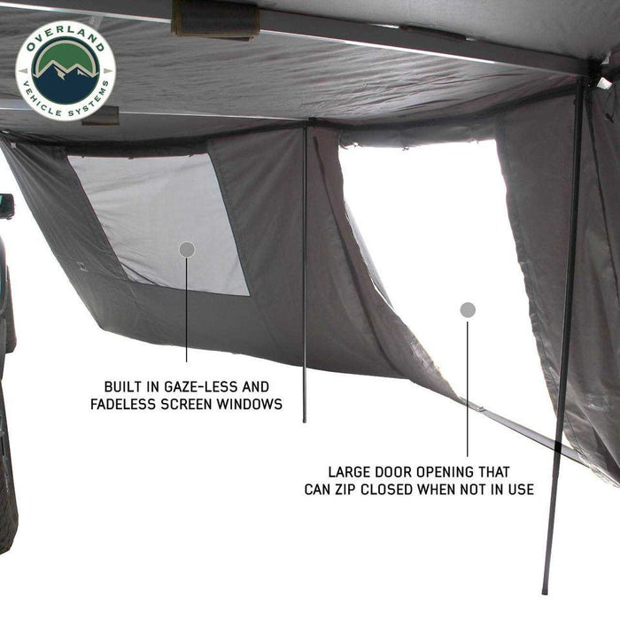 Overland Vehicle Systems Nomadic 270 Awning Walls for Passenger Side - Complete Kit - Recon Recovery