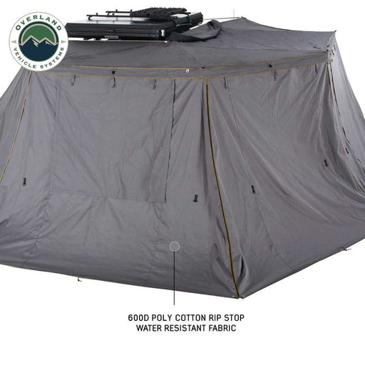 passenger tent Overland Vehicle Systems Nomadic 270 Awning Walls for Passenger Side