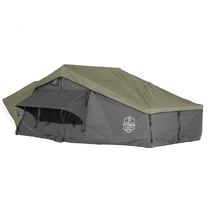 Overland Vehicle Systems N3E Extended Roof Top Tent with Rain Fly (3person) - Recon Recovery - Recon Recovery