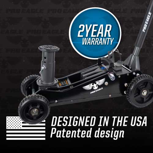 Pro Eagle ORJ3B4X Kratos Hydraulic Lift Jack- Floor Jack, 3 Tons Capacity, Lifts up to 28in. - Recon Recovery