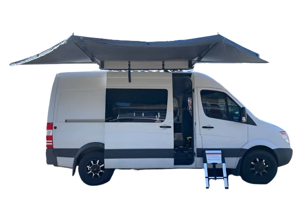 van tent Overland Vehicle Systems 180 Awning with Bracket Kit for Mid