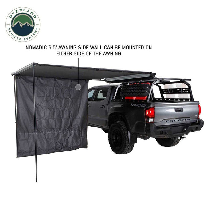 Overland Vehicle Systems Nomadic 6.5 ft Awning SIDE Shade Wall - Recon Recovery - Recon Recovery