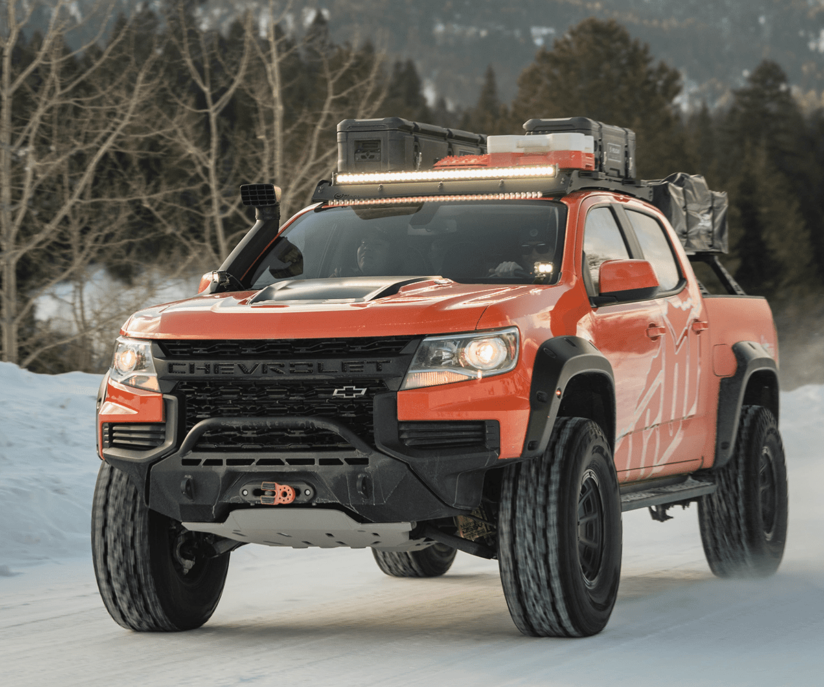 Prinsu Roof Rack for 2015-2022 Chevy Colorado- Black Powder Coat ...
