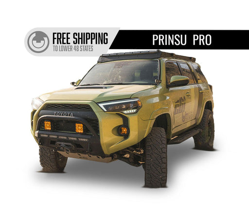 Prinsu PRO Series 1200lbs Roof Rack for 2010-2024 Toyota 4Runner- Black Powder Coat (No Drill) - Recon Recovery