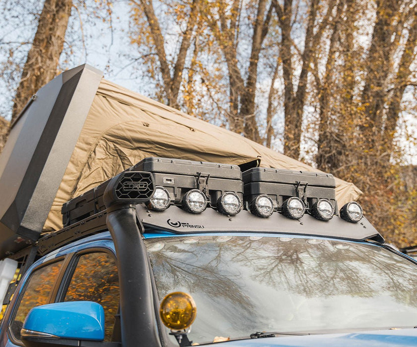 Prinsu PRO Series 1200lbs Roof Rack for 2005-2023 Tacoma Desert Air Edition- Black Powder Coat (No Drill) - Recon Recovery