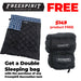 Freespirit Recreation ODYSSEY SERIES 49" BLACK TOP HARD SHELL ROOFTOP TENT (Black or Gray) + FREE GIFT - Recon Recovery