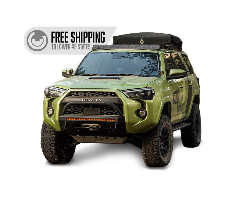 Prinsu Full Roof Rack for 2010-2024 Toyota 4Runner- Black Powder Coat (No Drill) - Recon Recovery