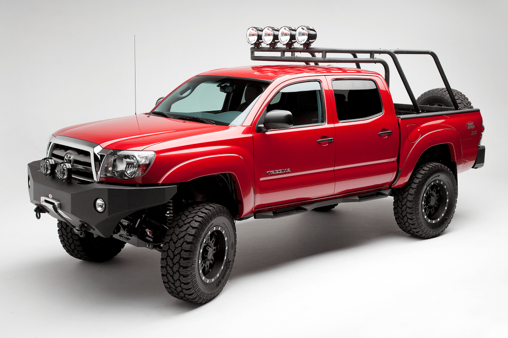 Body Armor 4x4 TC-19335 Full Width Winch Front Bumper for 2005-2011 Toyota Tacoma - Bolt on - Recon Recovery