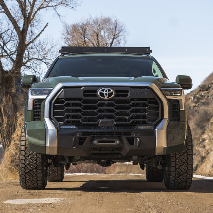 Covert Front CBI Offroad Covert Front Bumper for 2022-2024 Toyota Tundra- Black Sat ...