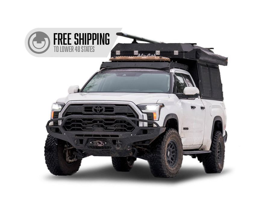 Prinsu Roof Rack for 2022-2024 Toyota Tundra Double Cab- Black Powder Coat - Recon Recovery