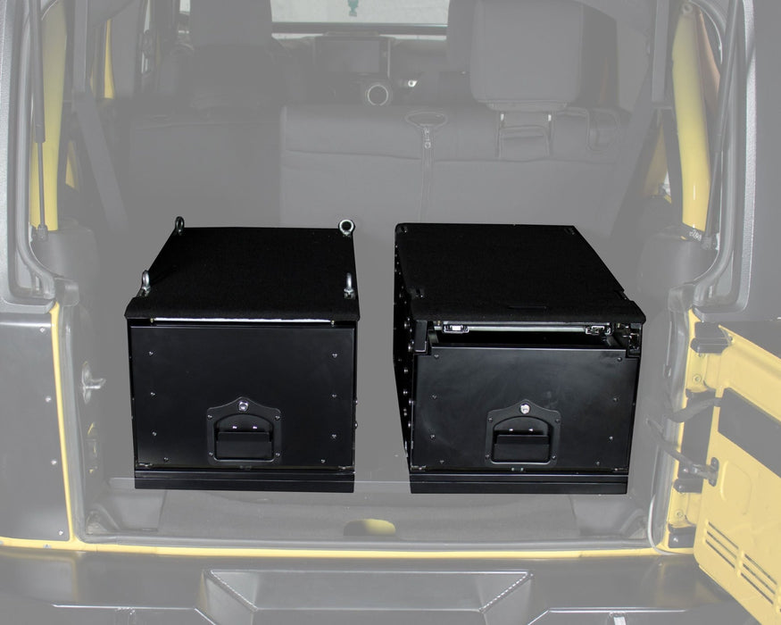 Overland Vehicle Systems Cargo Box with Slide Out Drawer Trail Storage - Recon Recovery - Recon Recovery