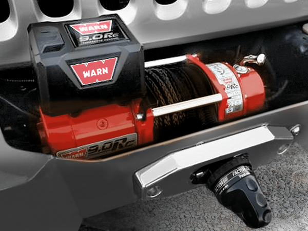 Warn 71550 9.0Rc Rock Crawling Winch - 9,000 lbs. Pull Rating, 50 ft. Synthetic Line - Recon Recovery