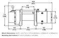 Warn 71550 9.0Rc Rock Crawling Winch - 9,000 lbs. Pull Rating, 50 ft. Synthetic Line - Recon Recovery