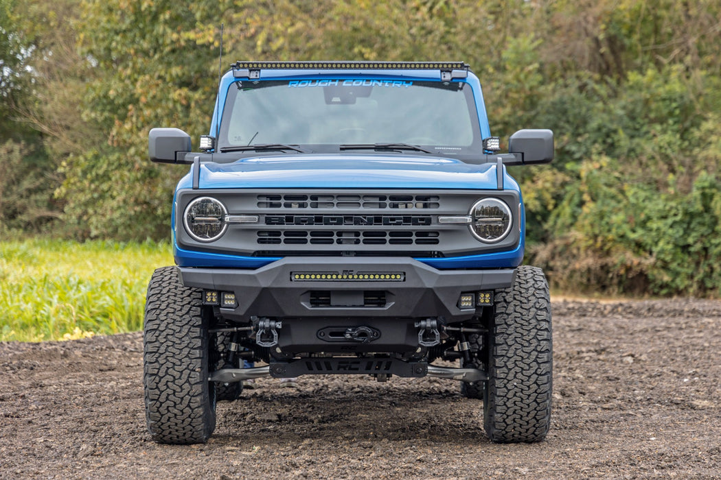 Rough Country High Approach Front Bumper for 2021-2024 Ford Bronco