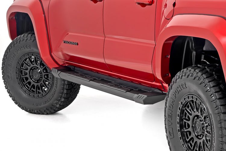 Rough Country Bolt on HD2 Running Boards for 2024 Toyota Tacoma Double Cab - Recon Recovery - Recon Recovery