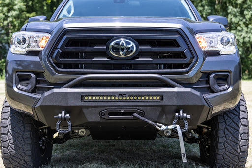 Rough Country Hybrid Front Bumper for 2016-2024 Toyota Tacoma 2WD / 4WD - Recon Recovery
