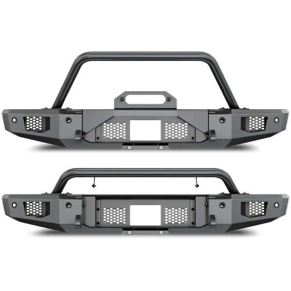 Body Armor 4x4 Odyssey 2in1 Style Front Bumper for 2021-2024 Ford Bronco - Bolt on - Recon Recovery