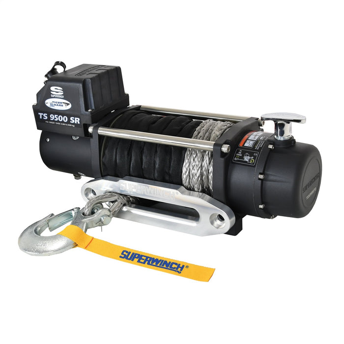 Superwinch 1595201 Electric Tiger Shark 9500SR Winch - 9,500 lbs. Pull Rating, 80 ft. Line