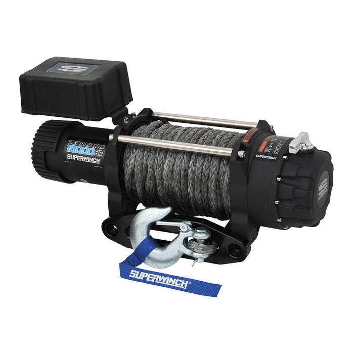 Superwinch 1515001 Electric Tiger Shark 15000SR Winch - 15,000 lbs. Pull Rating, 78 ft. Line