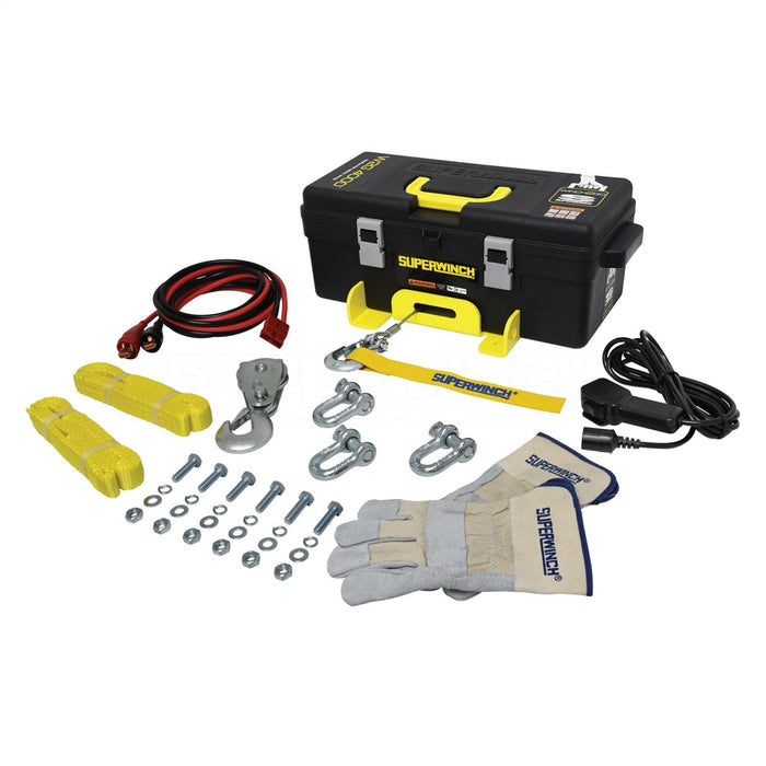 Superwinch 1140222 Utility Winch2Go Winch - 4,000 lbs. Pull Rating, 50 ft. Line