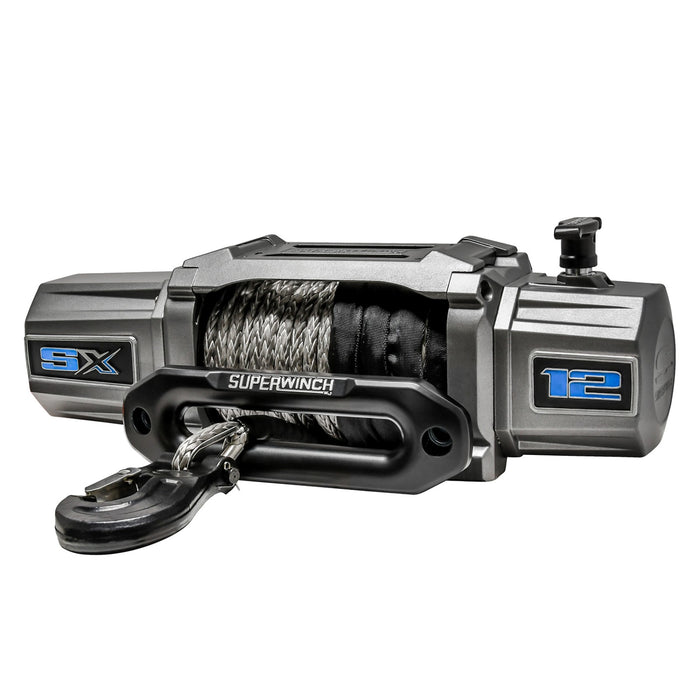 Superwinch 1712201 SX12SR Electric SX12SR Winch - 12,000 lbs. Pull Rating, 80 ft. Line - Wireless - Recon Recovery