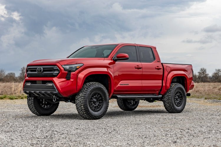 Rough Country Bolt on HD2 Running Boards for 2024 Toyota Tacoma Double Cab - Recon Recovery - Recon Recovery