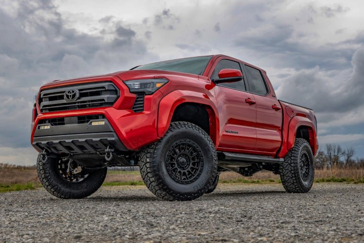 Rough Country Bolt on HD2 Running Boards for 2024 Toyota Tacoma Double Cab - Recon Recovery - Recon Recovery