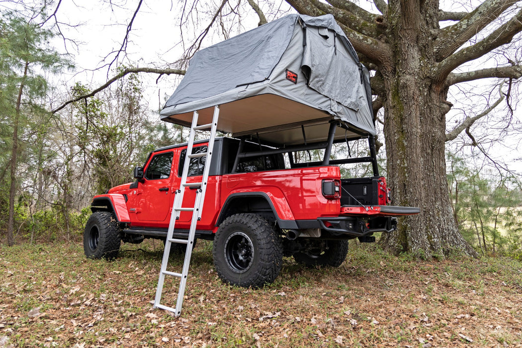 jeep gladiator roof tent RC Aluminum Overland Full Size Bed Rack 2020-2026 Jeep Gladiator JT