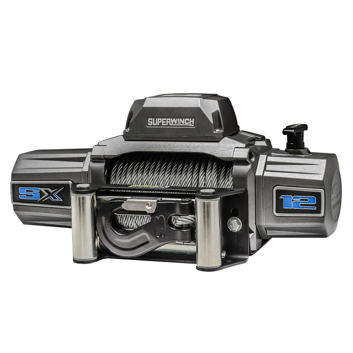 Superwinch 1712200 SX12 Electric SX12000 Winch - 12,000 lbs. Pull Rating, 85 ft. Line - Recon Recovery