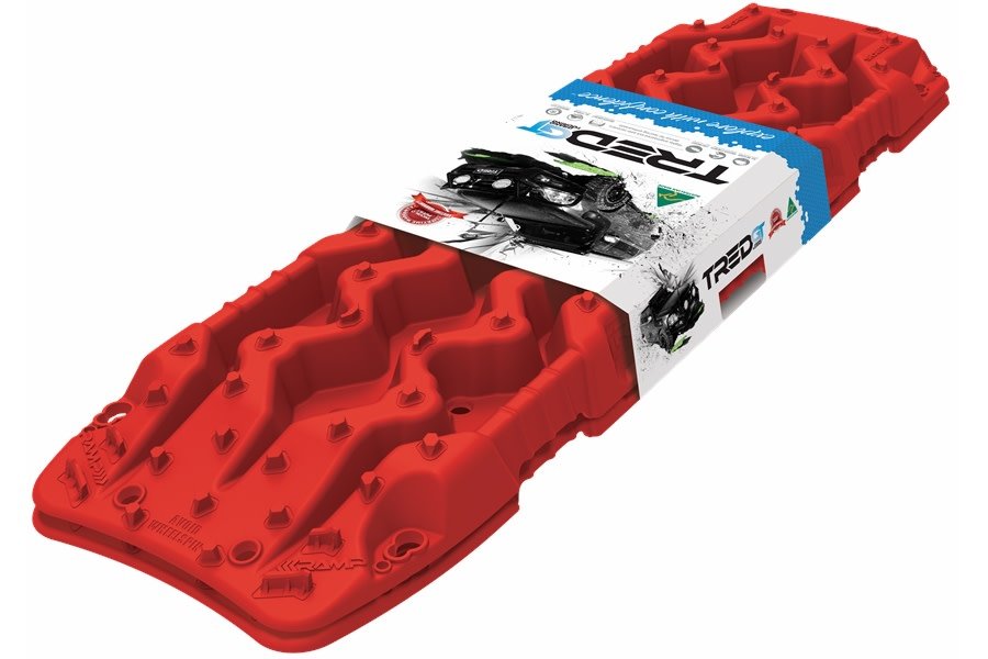 ARB TREDGTR Red Traction Pad - Polypropylene, 8,800 lbs. Load Rating, Sold as Pair - Recon Recovery