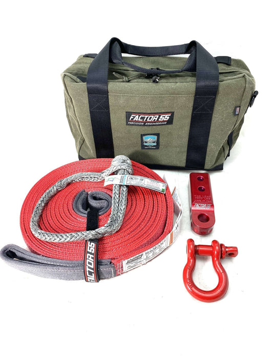 Factor 55 Owyhee Vehicle Recovery Kit (Select Color & Bag Size) - MADE IN USA - Recon Recovery