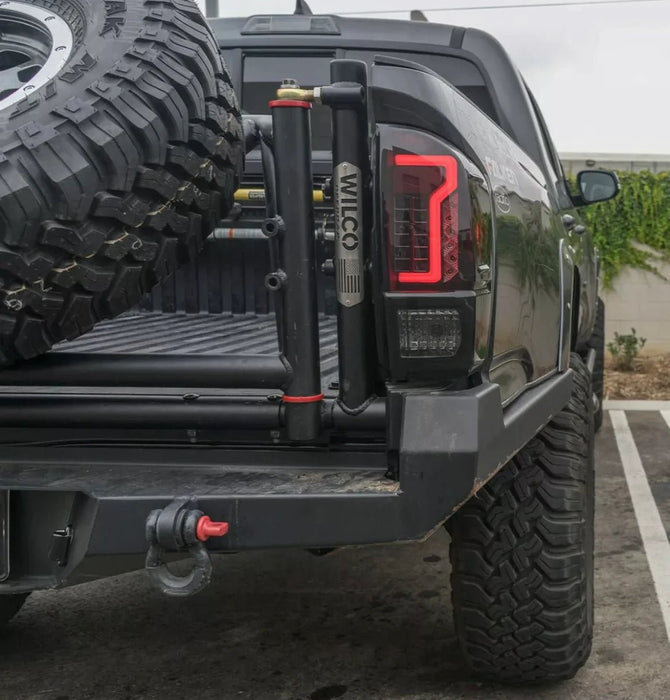 Winjet Renegade V2 LED Taillights for 2016-2023 Toyota Tacoma (Black/Clear) - Recon Recovery - Recon Recovery