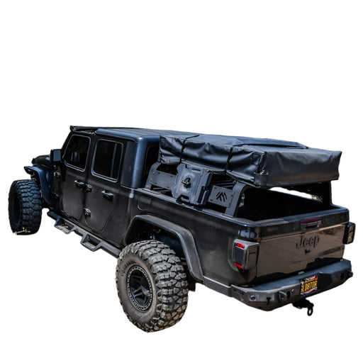 Westin 51-10005 Overland Low Profile Cargo Rack for 2020-2023 Jeep Gladiator - No Drill - Recon Recovery