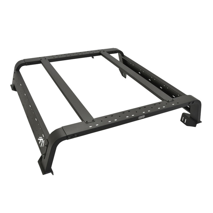 Westin 51-10025 Overland Low Profile Cargo Rack for 2005-2023 Tacoma (6ft Bed) - No Drill - Recon Recovery