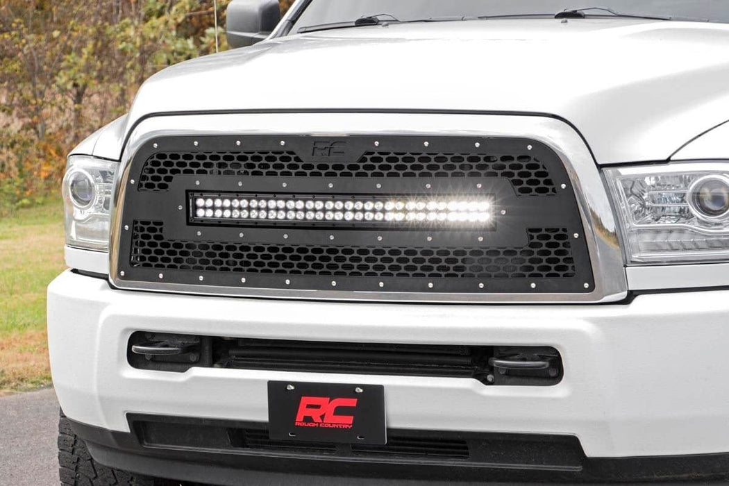 Rough Country Dual 30 inch LED Mesh Grille Kit for 2013-2018 Ram 2500 & 3500 - Recon Recovery