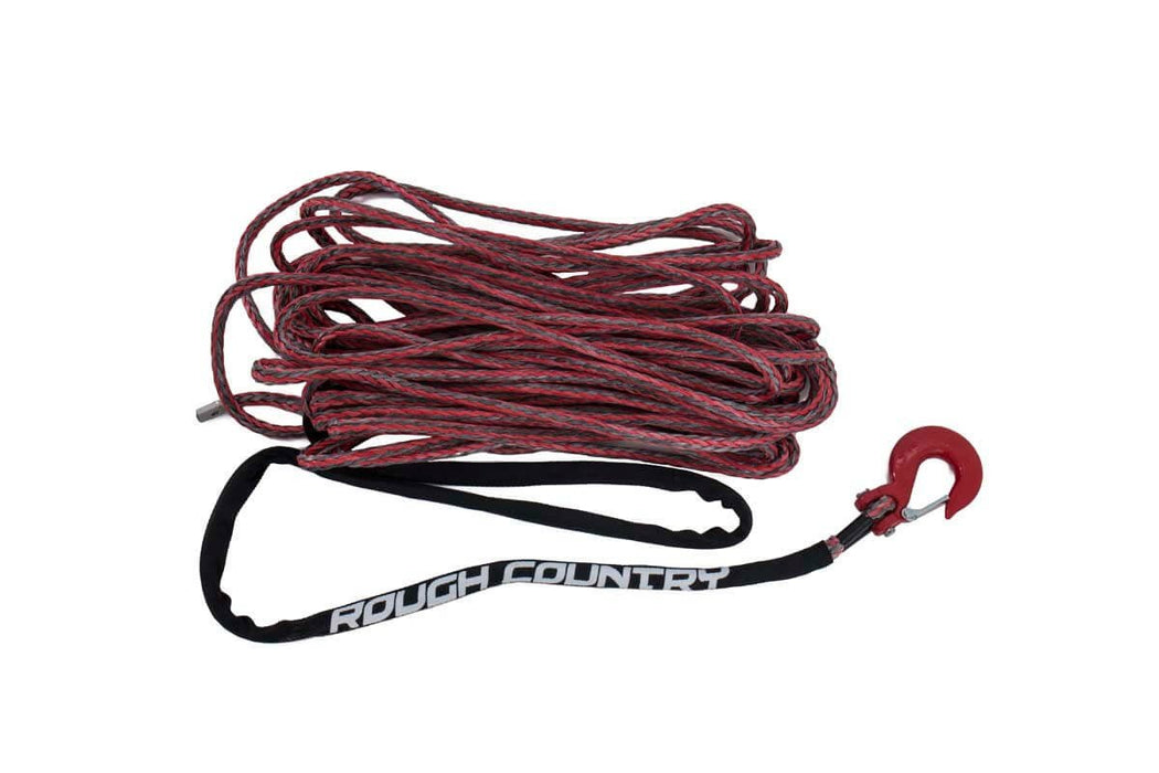 Rough Country Synthetic Winch Rope Red Grey - RS116