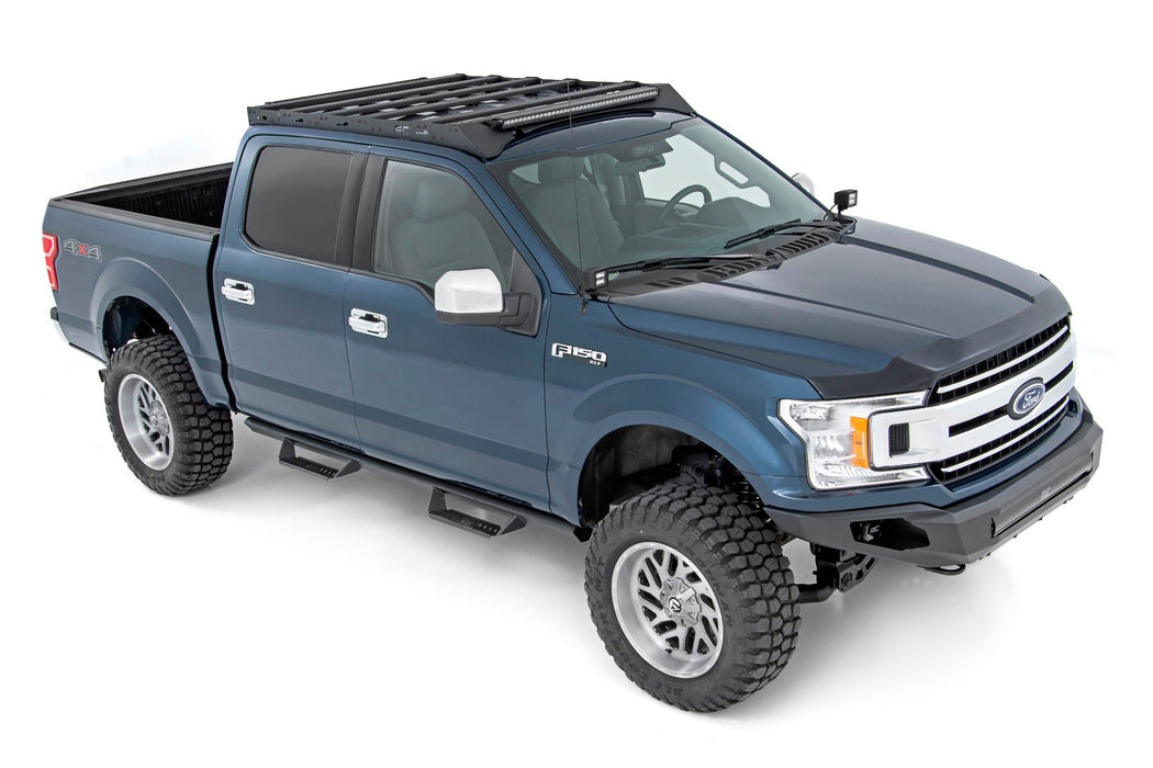 Rough Country Roof Rack Kit for 2015–2018 Ford F-150 | 250lb Capacity ...